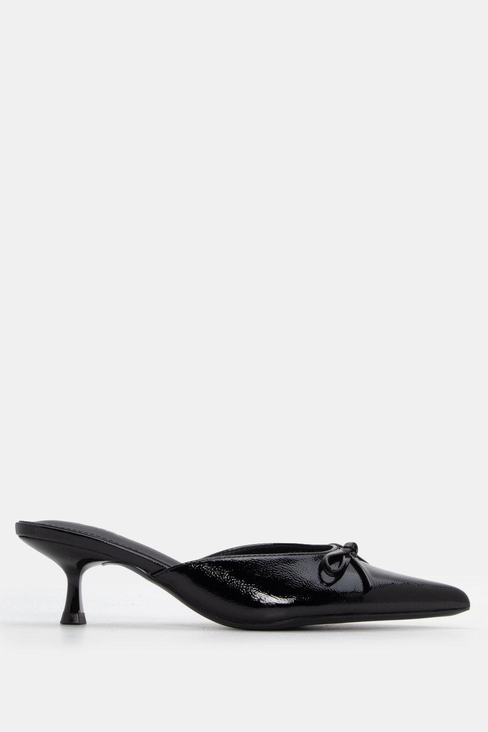Mules-Μυτερά-με-Διακοσμητικό-Φιόγκο-Μαύρο Mules Μυτερά με Διακοσμητικό Φιόγκο - Μαύρο