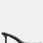 Mules με Διάφανη Φάσα - Μαύρο