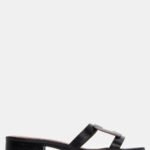 Mules με Διακοσμητική Αγκράφα - Μαύρο