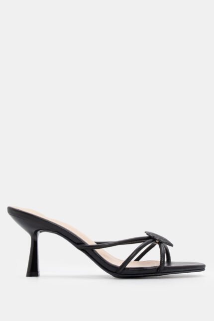 Mules με Διακοσμητικό Κοχύλι - Μαύρο