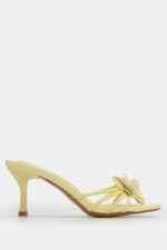 Mules με Διακοσμητικό Λουλούδι - Κίτρινο