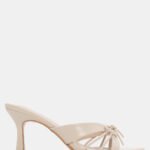 Mules με Διακοσμητικό Φιόγκο - Μπεζ