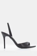 Mules με Λεπτομέρεια Διαφάνεια & Λάστιχο - Μαύρο