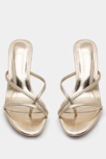 Mules με Λουράκια Χρυσό | Luigi - Image 2