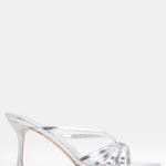 Mules με Σχέδιο Κόμπο - Ασημί