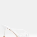 Mules με Σχέδιο Κόμπο - Λευκό