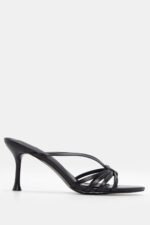 Mules με Σχέδιο Κόμπο - Μαύρο