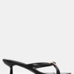 Mules με Χιαστί Λουράκια & Μεταλλική Λεπτομέρεια - Μαύρο