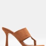 Mules με Χρυσή Λεπτομέρεια - Κάμελ