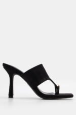 Mules με Χρυσή Λεπτομέρεια - Μαύρο