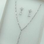 '' Vera Glow '' Νυφικό σετ κοσμημάτων σε ασημί