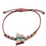 Μαρτάκι με ροζ πεταλούδα