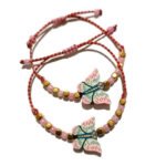 Μαρτάκι με ροζ πεταλούδα - Image 2