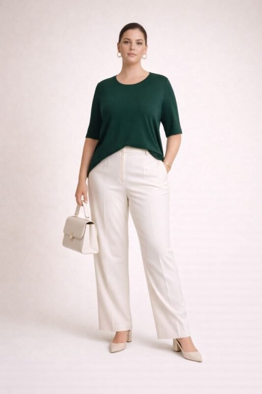 sewing pattern BASIC top plus size collection PS002