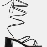 Πέδιλα Lace Up - Μαύρο