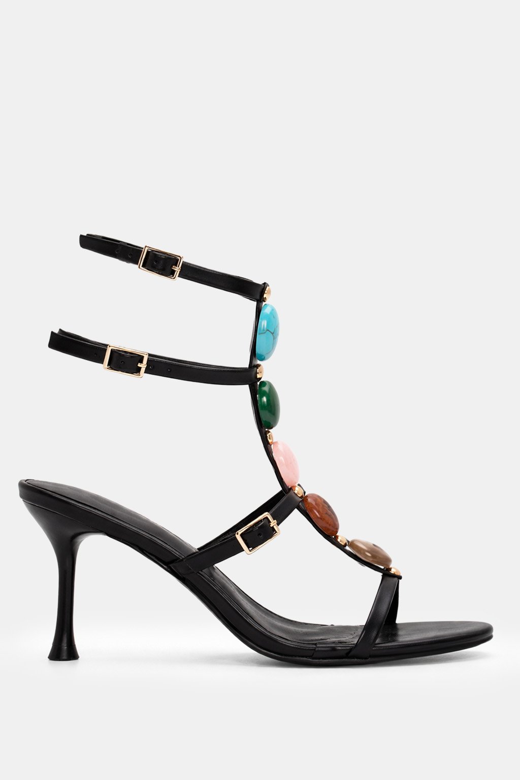 Πέδιλα-με-Διακοσμητικές-Πέτρες-Μαύρο Πέδιλα με Διακοσμητικές Πέτρες - Μαύρο