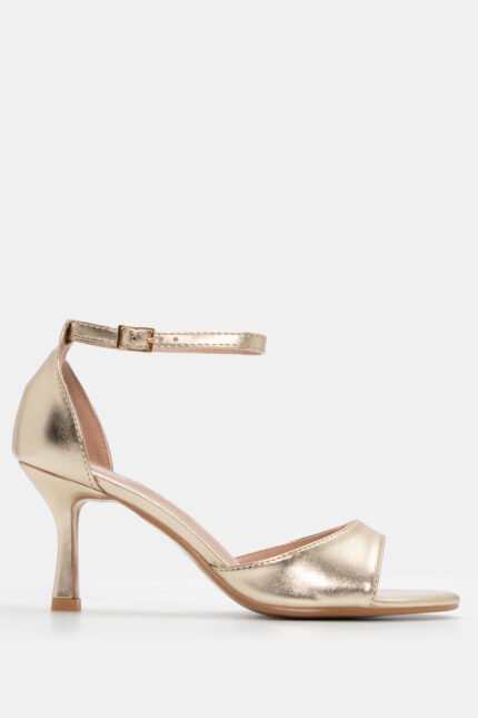 Πέδιλα με Μπαρέτα - Χρυσό