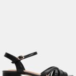 Πέδιλα με Πολλαπλά Λουράκια - Μαύρο