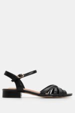 Πέδιλα με Πολλαπλά Λουράκια - Μαύρο