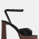 Πέδιλα με Φιάπα & Μπαρέτα - Μαύρο