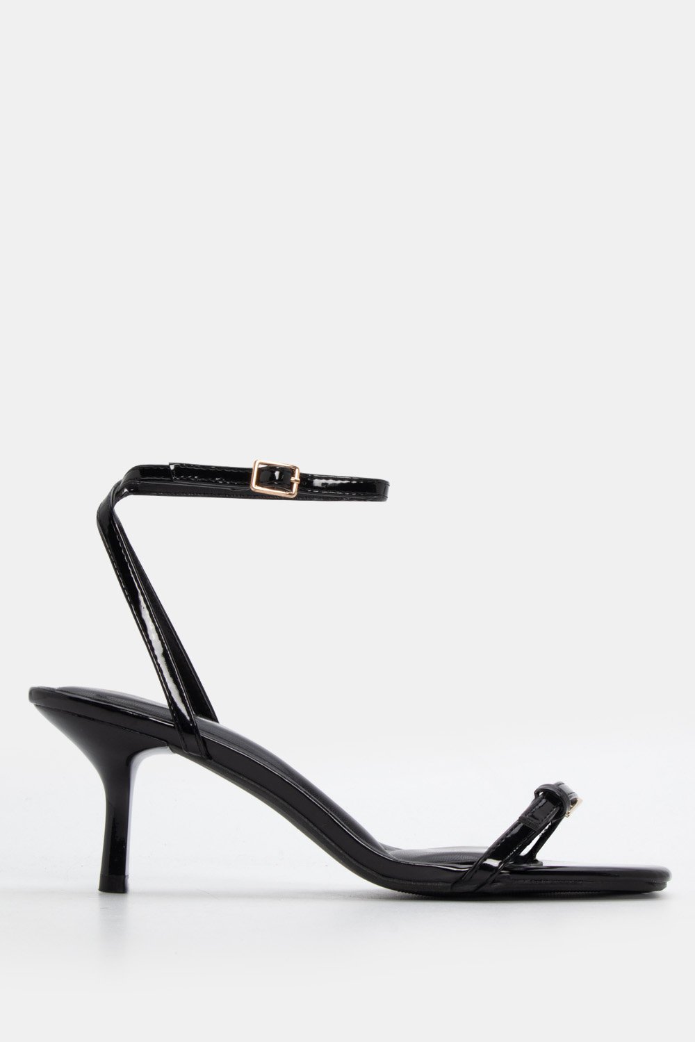 Πέδιλα-με-Χιαστί-Μπαρέτα-Τόκα-Μαύρο Πέδιλα με Χιαστί Μπαρέτα & Τόκα - Μαύρο