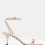 Πέδιλα με Χιαστί Μπαρέτα & Τόκα - Μπεζ