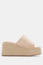 Πλατφόρμες Εσπαντρίγιες με Φαρδιά Φάσα - Μπεζ