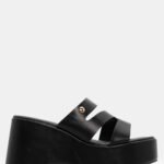 Πλατφόρμες με Ανοίγματα στο Πλάι & Λάστιχο - Μαύρο