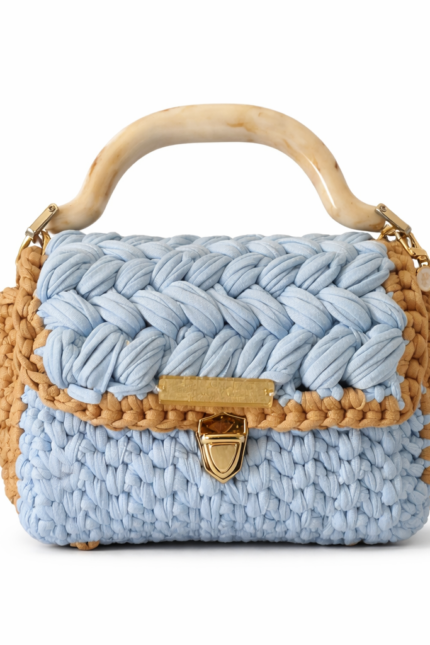 Luxury Χειροποίητη Τσάντα με Μοναδική Πλέξη