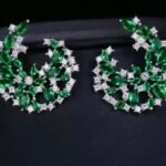 ''NORY'' Πολυτελή νυφικά σκουλαρίκια με κρύσταλλα ζιργκόν