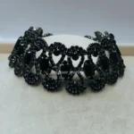 '' Queen choker '' τσόκερ αριστοκρατικό μαύρο
