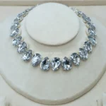 '' Sweet Halo '' τσόκερ με κρύσταλλα ασημένιο