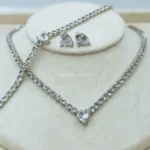 '' Love Crystal '' σετ κοσμημάτων ασημένιο