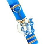 Πασχαλινή λαμπάδα YOLO με μπρελόκ funny -bunny - Image 2