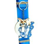 Πασχαλινή λαμπάδα YOLO με μπρελόκ funny -bunny