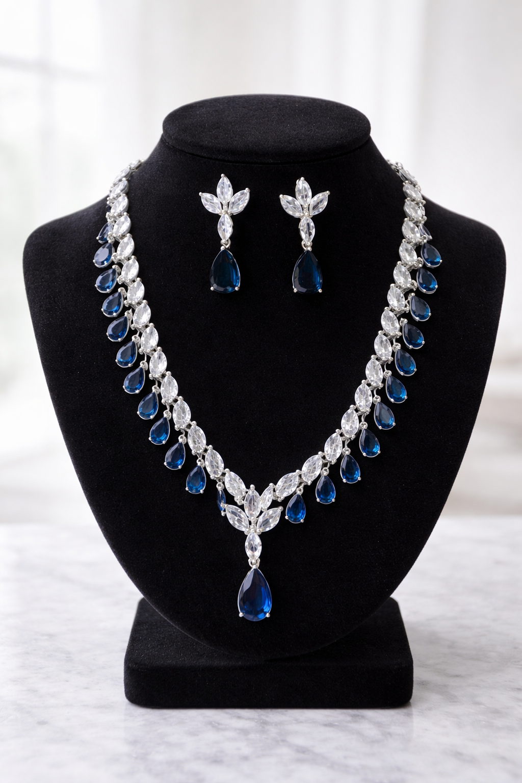 file_0000000032b071f6a024160e95ed9133 Νυφικό Σετ Κοσμημάτων μπλε " Blue dream" - Image 1