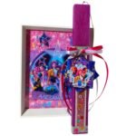 Σετ πασχαλινή λαμπάδα K-Pop με μπρελόκ και κορνίζα με το όνομα - Image 2