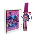 Σετ πασχαλινή λαμπάδα K-Pop με μπρελόκ και κορνίζα με το όνομα - Image 5