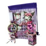 Πασχαλινή λαμπάδα σετ Kuromi με όνομα - Image 2