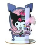 Πασχαλινή λαμπάδα Kuromi με πλάτη με βάση - Image 5