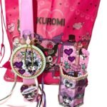 Σετ πασχαλινή λαμπάδα Kuromi με όνομα - Image 6