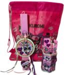 Σετ πασχαλινή λαμπάδα Kuromi με όνομα - Image 3