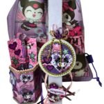 Πασχαλινή λαμπάδα σετ Kuromi με όνομα - Image 6