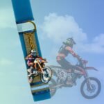 Πασχαλινή λαμπάδα για αγόρι - motocross με μπρελόκ μηχανή - Image 3