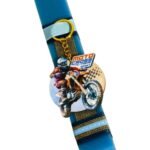 Πασχαλινή λαμπάδα για αγόρι - motocross με μπρελόκ