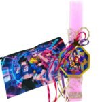 Σετ πασχαλινή λαμπάδα K-Pop με διακοσμητικό και νεσεσέρ - Image 5