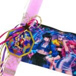 Σετ πασχαλινή λαμπάδα K-Pop με διακοσμητικό και νεσεσέρ