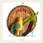 Χειροποίητο προσωποποιημενο διακοσμητικό καδρακι με πλεκτο παπαγαλακι - Image 4