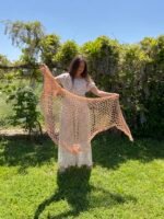 Αέρινη πλεκτή χειροποίητη εσάρπα - Image 4