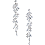 " Paula " Νυφικά σκουλαρίκια ασημί